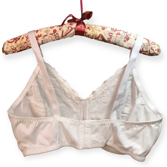 Lilyette White Full Coverage Minimizer Non-Padded Underwire Bra 0417 Size 44D - Picture 2 of 13